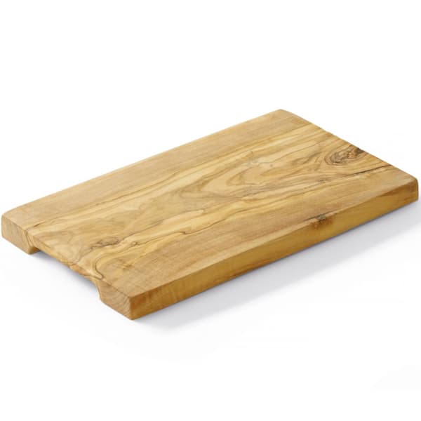 Serveringsbræt i oliventræ, rektangulært, 250 x 150 x 18 mm - Hendi 505168