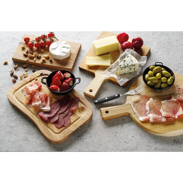 Serveringsbræt i oliventræ, rektangulært, 250 x 150 x 18 mm - Hendi 505168
