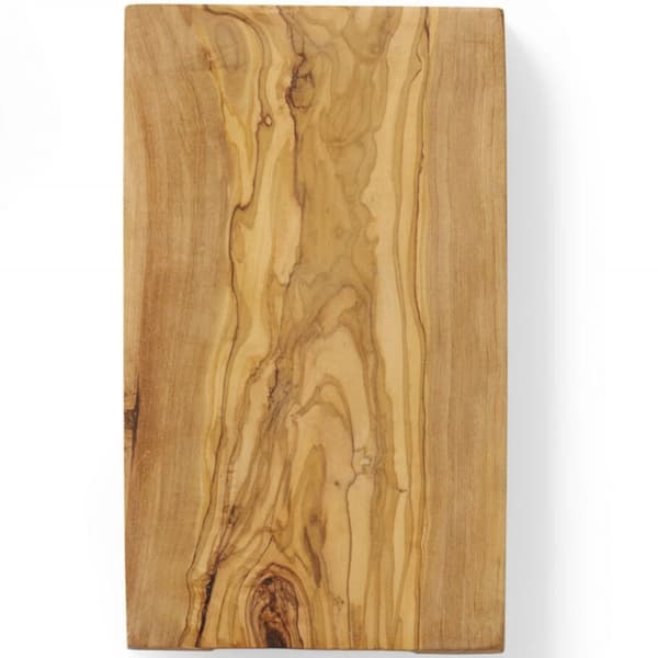 Serveringsbræt i oliventræ, rektangulært, 250 x 150 x 18 mm - Hendi 505168