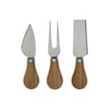 Miniatyrbilde 4 av 5: Skjærebrett Home ESPRIT Naturell Bambus Rustfritt stål 41 x 18,3 x 2 cm (4 Deler)