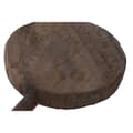 Miniatyrbillede 2 af 3: Skærebræt Home ESPRIT Brun Sort Akacie Natur Kolonistil 30 x 25 x 4 cm (3 Dele)