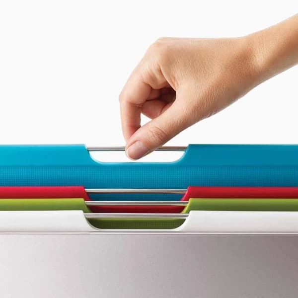 Joseph Joseph Folio™ skärbräda set med 4 st med kockkniv (98995)