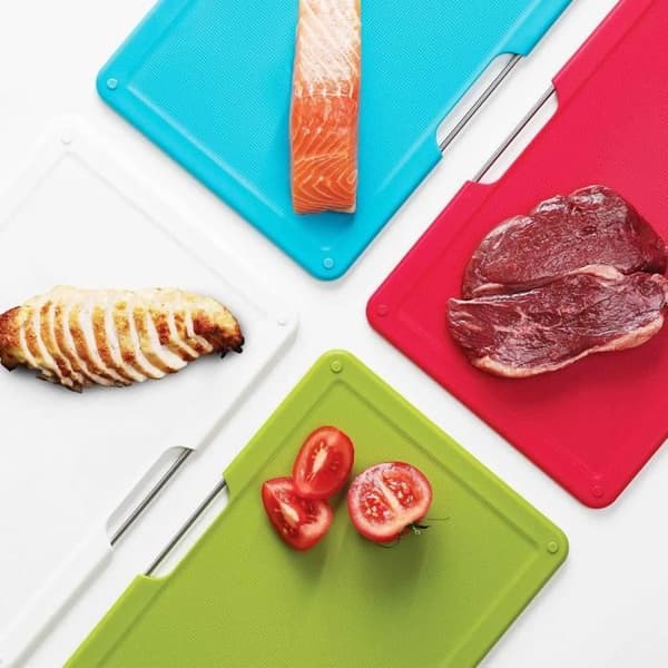 Joseph Joseph Folio™ skärbräda set med 4 st med kockkniv (98995)