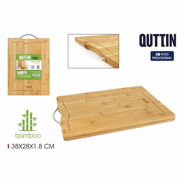 Skærebræt Quttin Bambus 38 x 28 x 1,8 cm (12 enheder)