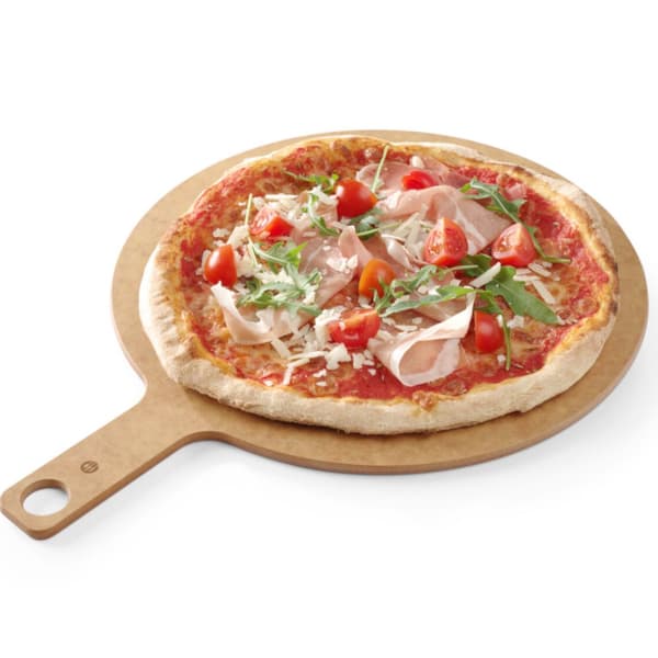 Bord til servering af pizzasnacks med hankdiameter 406 mm