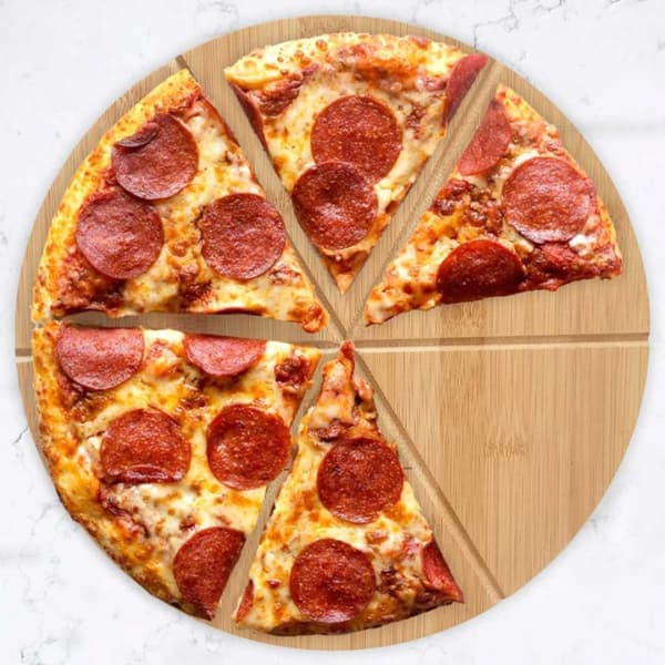 BAMBUS PIZZA BOARD BAKKE 35cm KINGHOFF KH-1565
