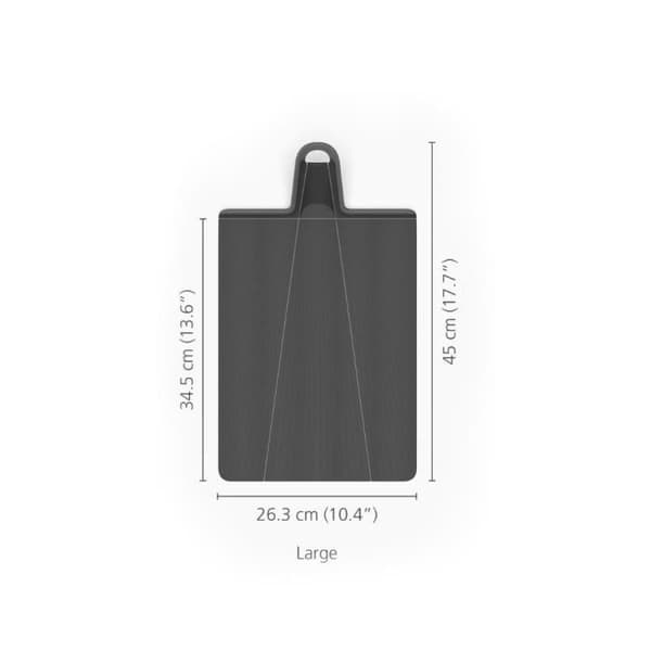 Skärbräda - Joseph Joseph - Chop2Pot Plus - Fällbar - Svart - 450 mm x 263 mm
