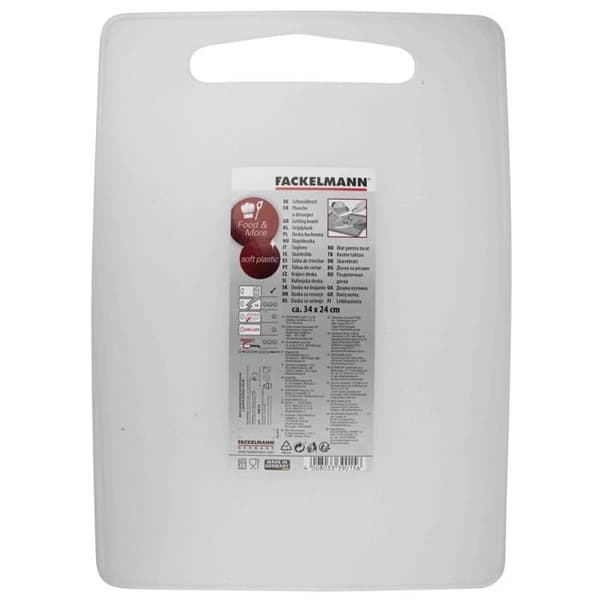 Skärbräda - Fackelmann - 39015 - Plast - Transparent - 34 x 24 cm