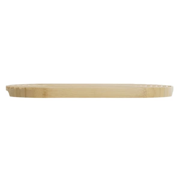 Skærebræt DKD Home Decor Natur Bambus 29,2 x 15 x 1,6 cm