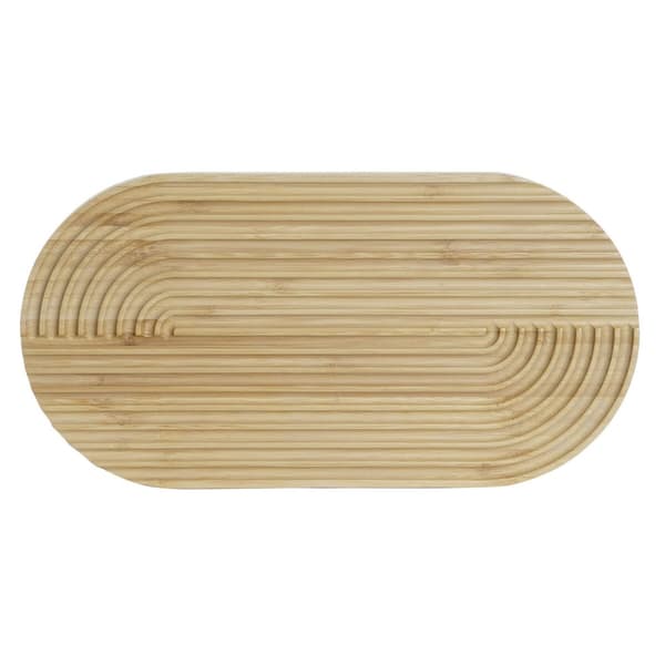 Skærebræt DKD Home Decor Natur Bambus 29,2 x 15 x 1,6 cm