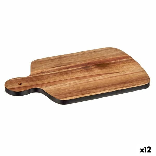 Skærebræt Kinvara 78381 Sort 25,7 x 1,5 x 40 cm (12 enheder)