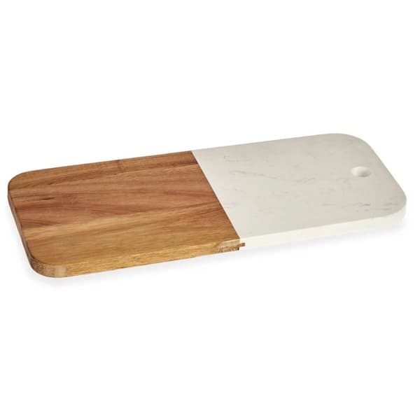 Leikkuulauta Kinvara 78374 Valkoinen 18 x 1,5 x 38 cm (8 osaa)