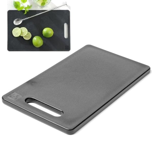 Universal skärbräda med handtag 300 x 200 mm svart - Hendi 826485