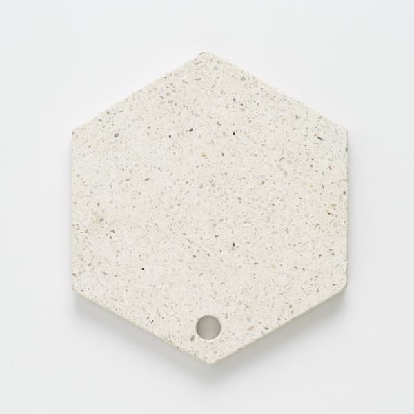 TYPE - Hexagon serveringsbræt, terrazzo, Elem