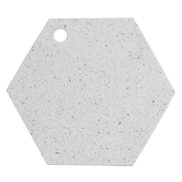 TYPE - Hexagon serveringsbræt, terrazzo, Elem