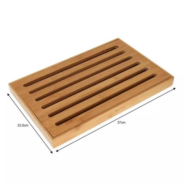 BRÖDSKÄRBRÄTA MED BRICKAN 37 x 23cm KINGHOFF KH-1217