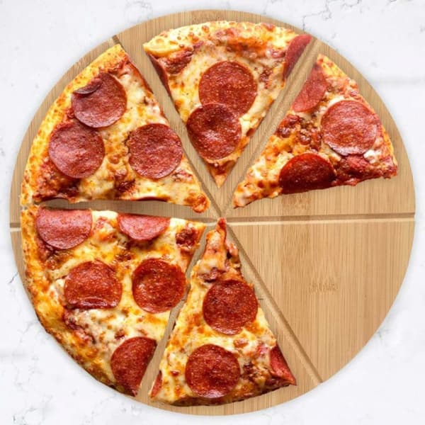 TRÆ PIZZA BOARD BAKKE 35cm KINGHOFF KH-1565