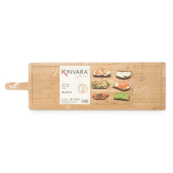 Spækbræt Kinvara KT225119 88 x 4,5 x 26 cm Med håndtag (6 enheder)