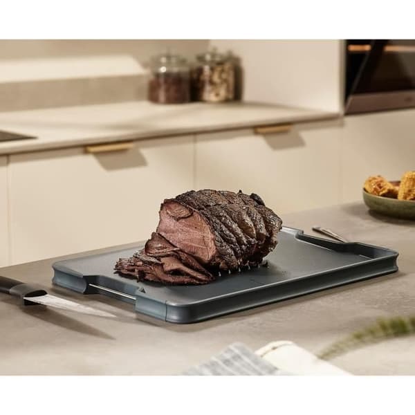 Skärbräda - Joseph Joseph - Cut&Carve™ Plus - Mycket stor - Multifunktionell - Blå