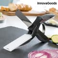 Miniatyrbild 2 av 4: Kniv-sax med integrerad mini skärbräda InnovaGoods