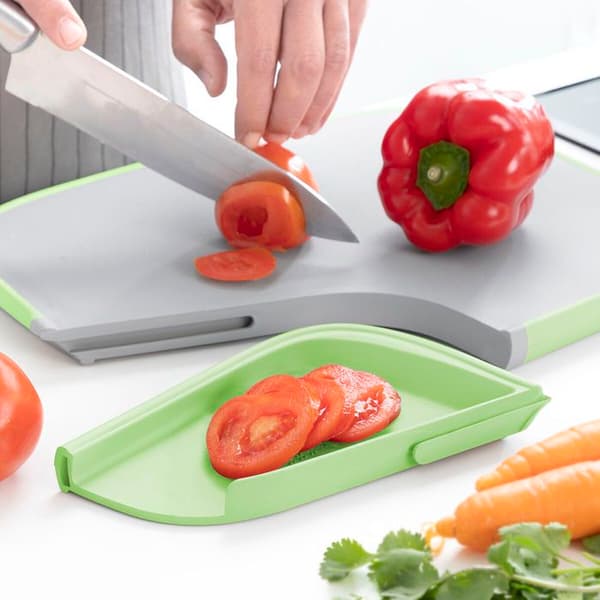 Skärbräda - InnovaGoods - Vändbar - Halkfri - Multifunktionell - Lätt att rengöra