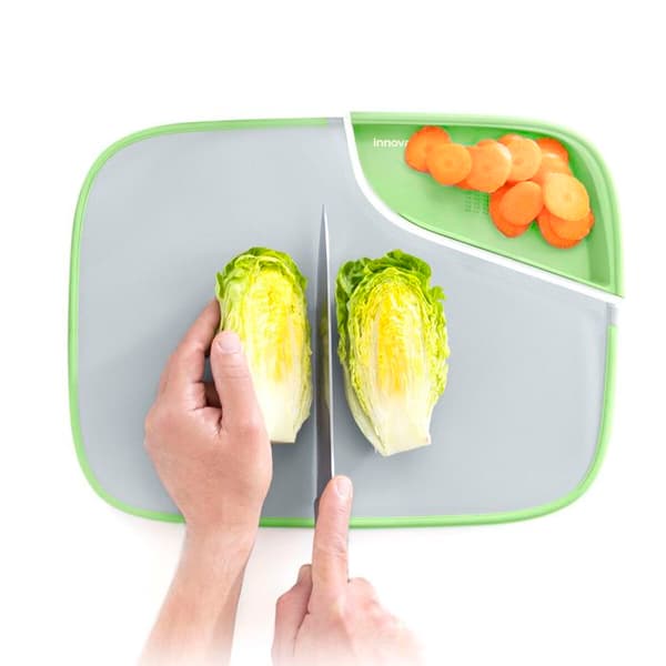 Skärbräda - InnovaGoods - Vändbar - Halkfri - Multifunktionell - Lätt att rengöra