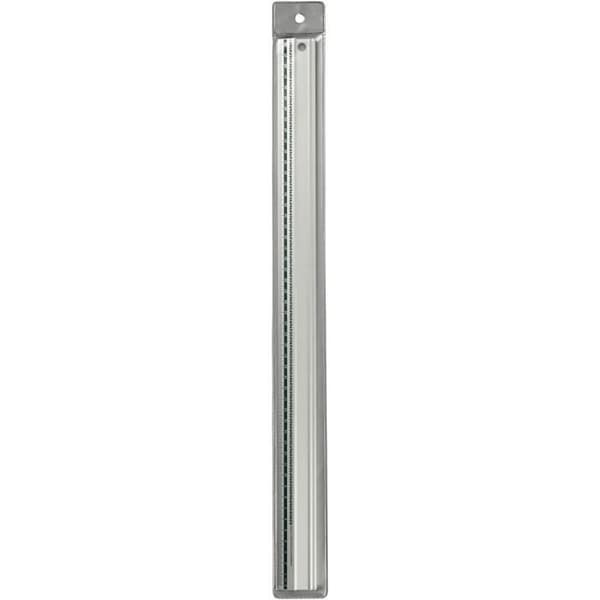 Skärlinjal - Creotime - 50 cm - Metall - Silver - Skärverktyg