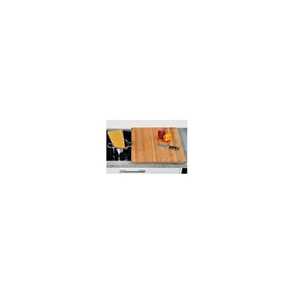 Skärbräda - AC-DÉCO - 56 x 50 x 4 cm - Beige bambu - Multifunktion - Halkfri