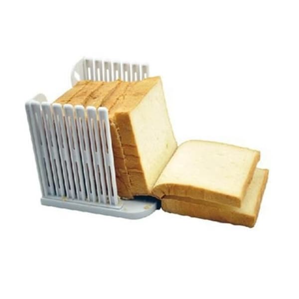 Brödskärare - Köksredskap - Vit - ABS - Praktisk - Säker
