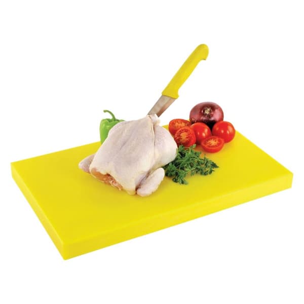 Skärbräda Gul 40 x 40 x 4 cm (2 antal)