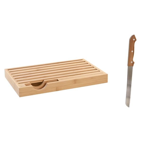 Skjærebrett Home ESPRIT Naturell 38 x 24,5 x 3,8 cm
