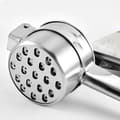 Miniatyrbillede 4 af 5: Kartoffelpresse i rustfrit stål Spaetzle Press Pastapresse med 3 perforerede indsatser