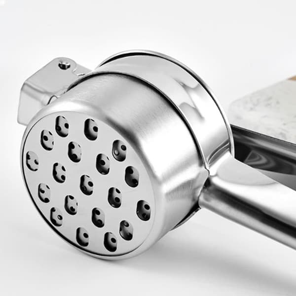 Kartoffelpresse i rustfrit stål Spaetzle Press Pastapresse med 3 perforerede indsatser