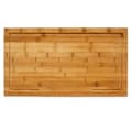 Miniatyrbild 5 av 6: Skärbräda - Bambu - 52x29 cm - 2 i 1 - Plattskydd - Praktiskt ställ