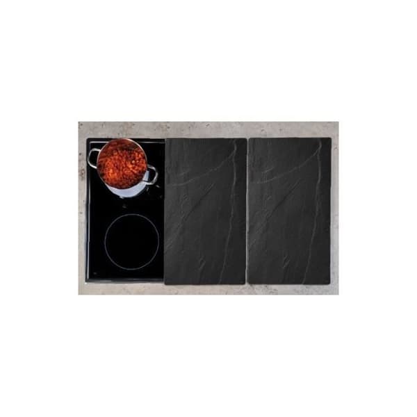Skärbrädor - Kesper - Set om 2 - Härdat glas - Granit effekt - Stötsäkra
