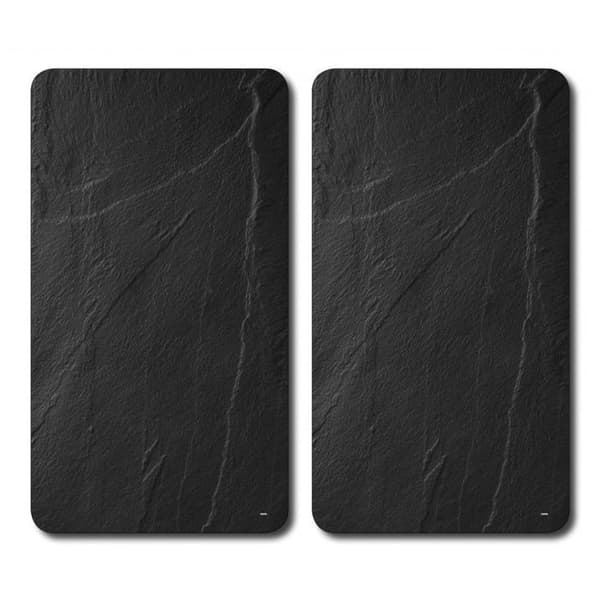 Skärbrädor - Kesper - Set om 2 - Härdat glas - Granit effekt - Stötsäkra