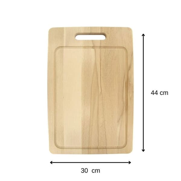 Rektangulär träskärbräda 44 x 30 cm Fackelmann Wood Edition