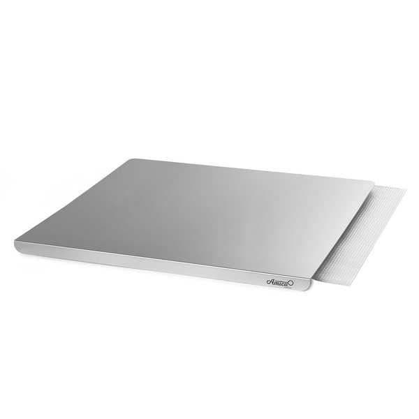 Bakgrundsplatta - Plastplatta - Rostfritt stål AISI 441 - 49x47x2 cm - Halkfri - Tillverkad i Italien