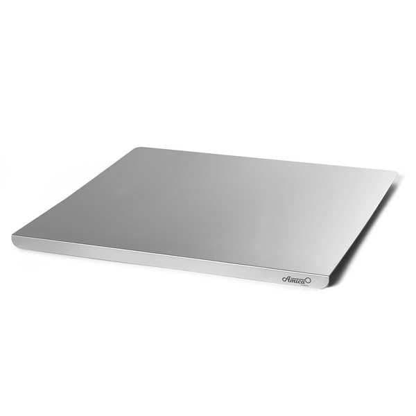 Bakgrundsplatta - Plastplatta - Rostfritt stål AISI 441 - 49x47x2 cm - Halkfri - Tillverkad i Italien