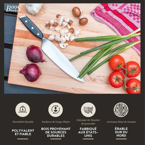 Planche Boos Block Pro Chef Series Amerikansk Lönn Köksskiva
