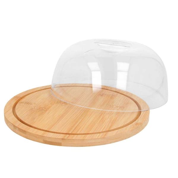 DESKA MED KUPOL 19cm FÖR SERVERING AV OST OCH KAKOR 3806
