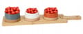 Miniatyrbild 1 av 2: Snackset + 3 skålar 48 cm stengods