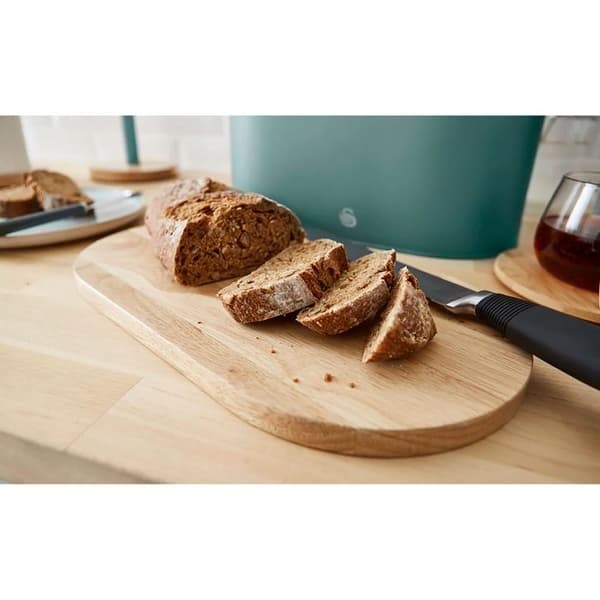 Nordisk Brödask med Bambuskärbräda och Lock Modern SWAN Nordic Grön 39214