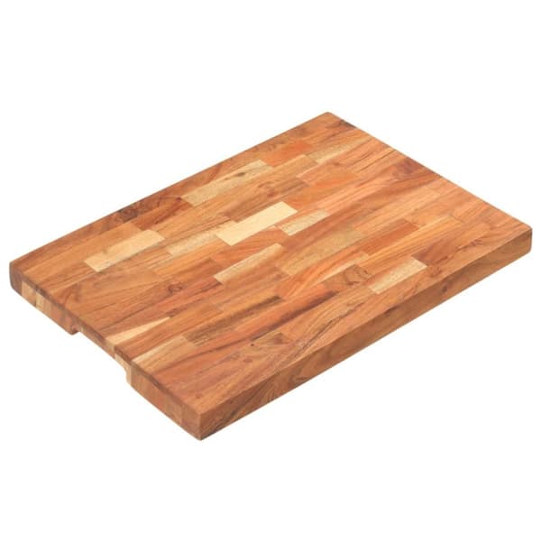 vidaXL skærebræt 50x35x4 cm massivt akacietræ
