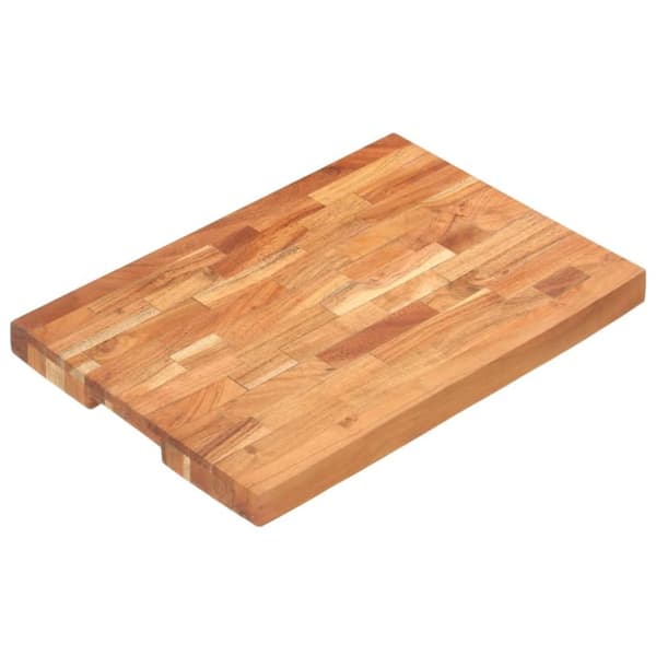 vidaXL skærebræt 50x35x4 cm massivt akacietræ