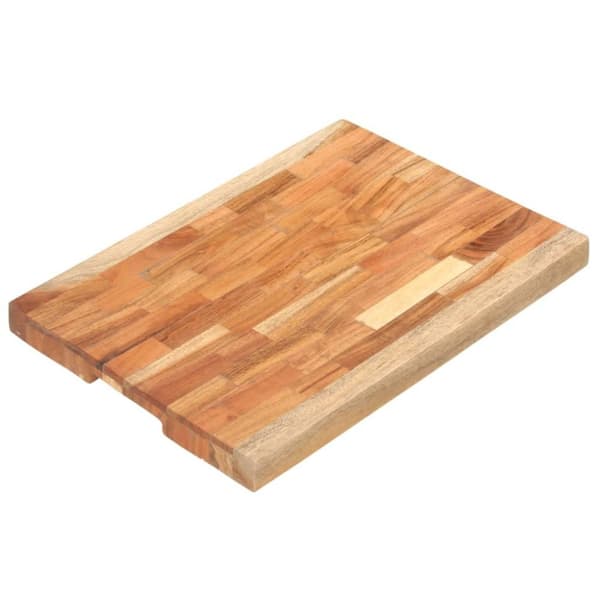 vidaXL skærebræt 50x35x4 cm massivt akacietræ