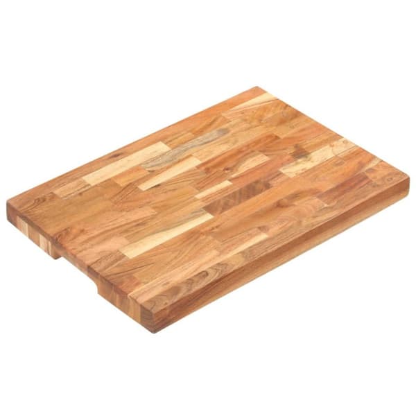 vidaXL skærebræt 50x35x4 cm massivt akacietræ