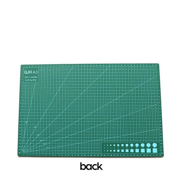 45cm X 30cm X 3mm dubbelsidig självläkande PVC DIY skärmatta med verktyg