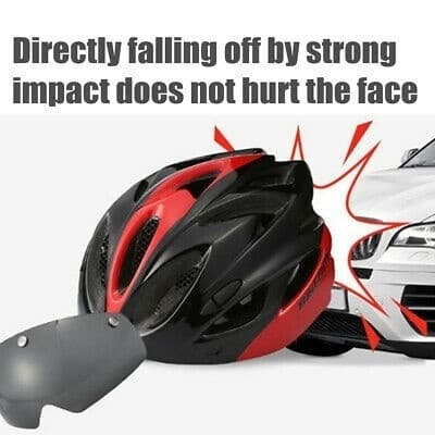 57-62 cm justerbar ridhjälm kan användas för mountainbikes och utomhussporter med skyddsglasögon