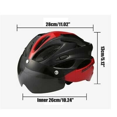 57-62 cm justerbar ridhjälm kan användas för mountainbikes och utomhussporter med skyddsglasögon